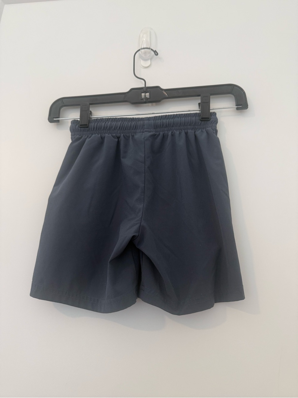 Free Fly Apparel Navy Kids Shorts with Light Blue Drawstring - Picture 2 of 4